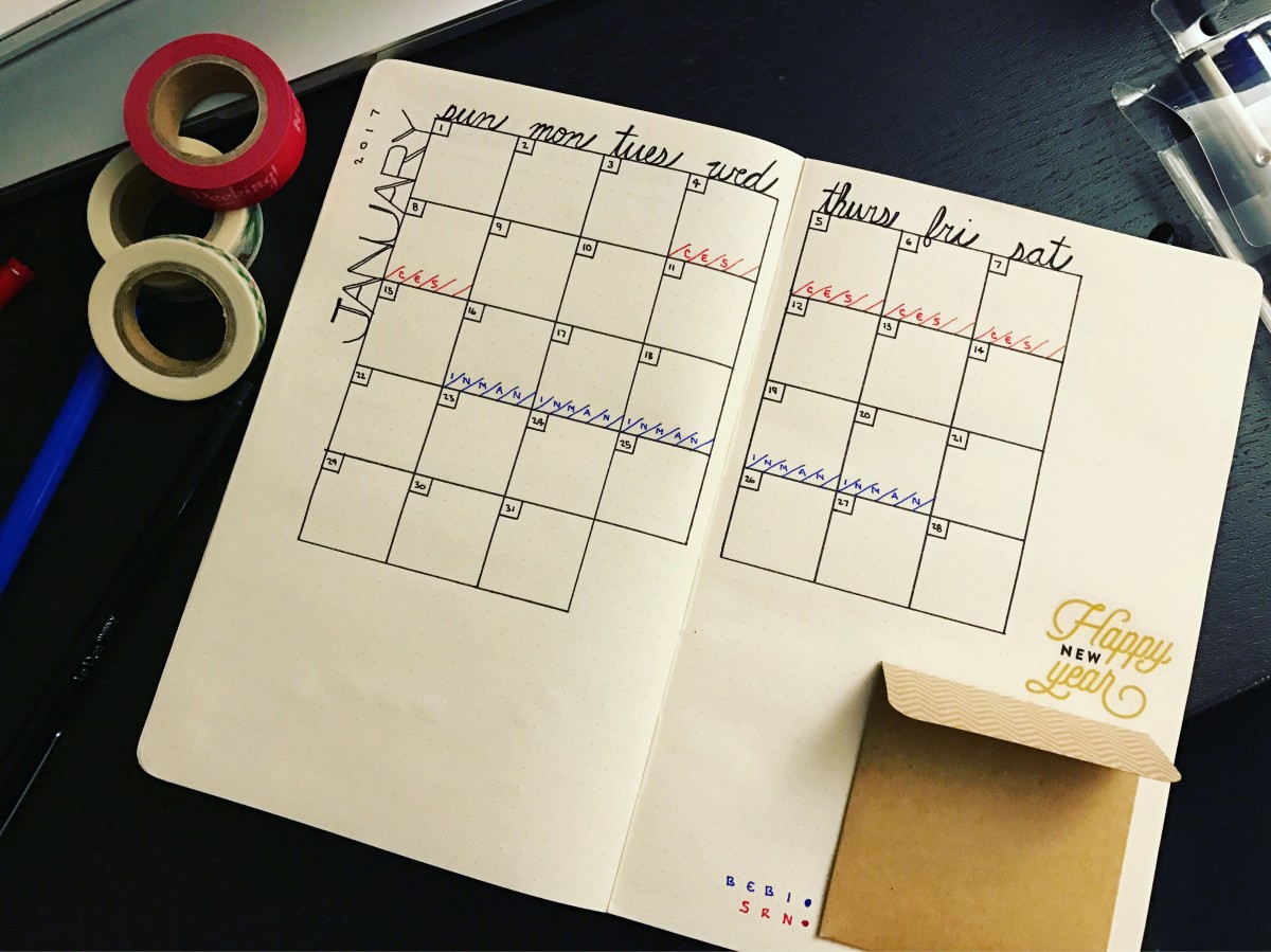 January 2017 Bullet Journal